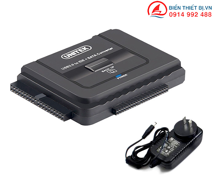 UNITEK Y-3322A chuyển đổi ổ cứng HDD, SSD IDE ATA-SATA ra USB 3.0