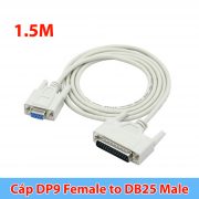 Cáp máy in DB9 Female to DB25 Male dây dài 1.5m