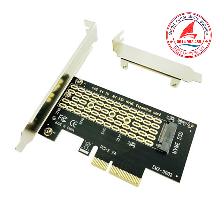 Card SSD M2 NVMe to PCI-E 4X - SSU EM-5002