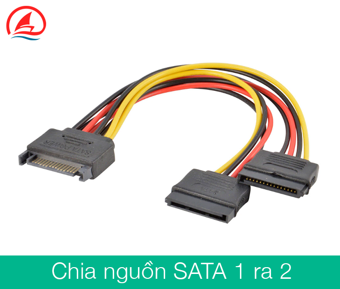 Cáp chia nguồn SATA 1 ra 2 cho ổ cứng HDD SSD