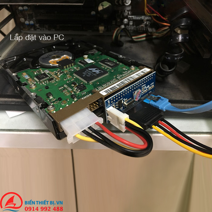 Card chuyển đổi HDD ATA 40pin sang SATA ổ cứng HDD 3.5 cho máy PC