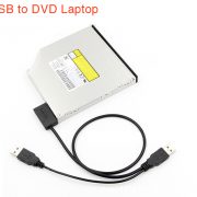 Cáp chuyển đổi DVD Laptop ra USB (USB 2.0 to SATA 7+6 13Pin)