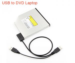 Cáp chuyển đổi DVD Laptop ra USB (USB 2.0 to SATA 7+6 13Pin)