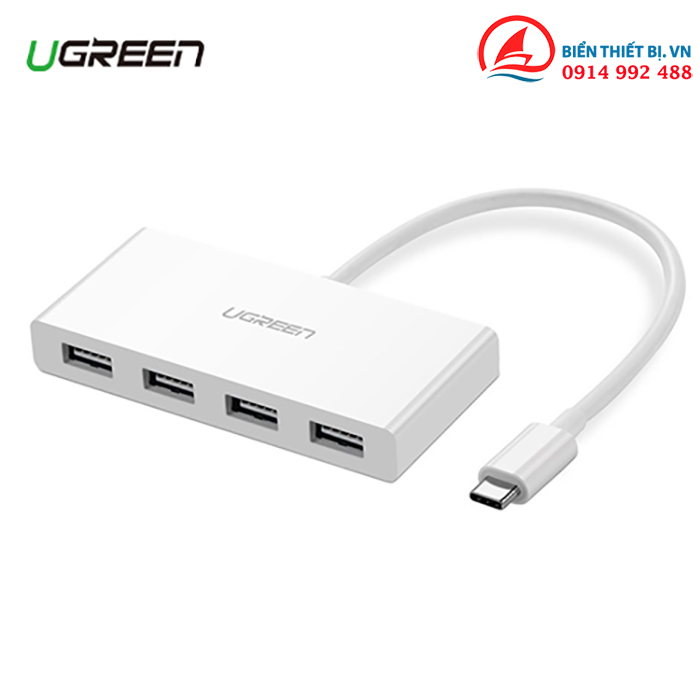 Bộ chia Thunderbolt 3 - chia USB Type-C ra 4 USB 3.0 - Ugreen 40379