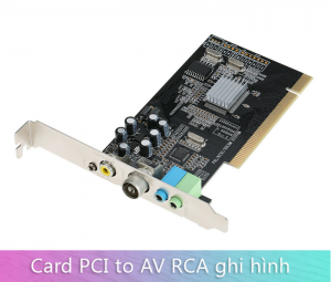 Card PCI sang AV RCA, ghi hình cho máy siêu âm – nội soi