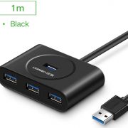 Bộ chia USB 3.0 4Port Ugreen 20291 cáp dài 1m