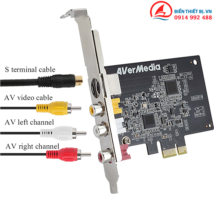 Card PCIe ghi hình Nội soi Siêu âm AV S-Video AverMedia C725B
