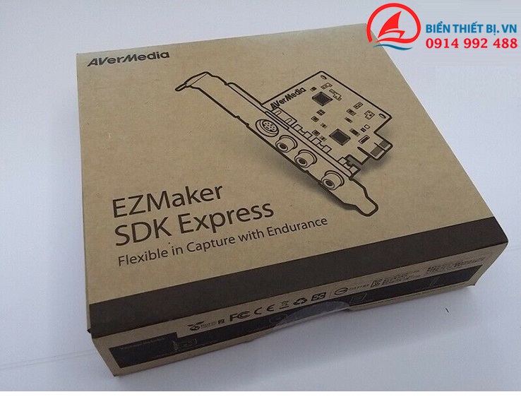EZMaker SDK Express C725B Card ghi Video PCI-E NTSC PAL SECAM