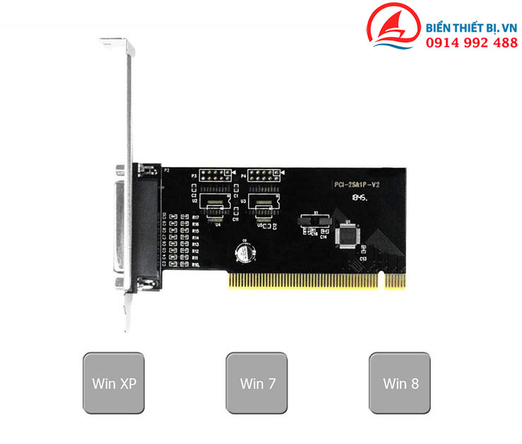 Card chuyển đổi PCI sang DB25 LPT Parallel Chip WCH CH351Q