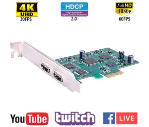 Card PCI-E to HDMI HD1080P ghi hình Game hỗ trợ SDK support