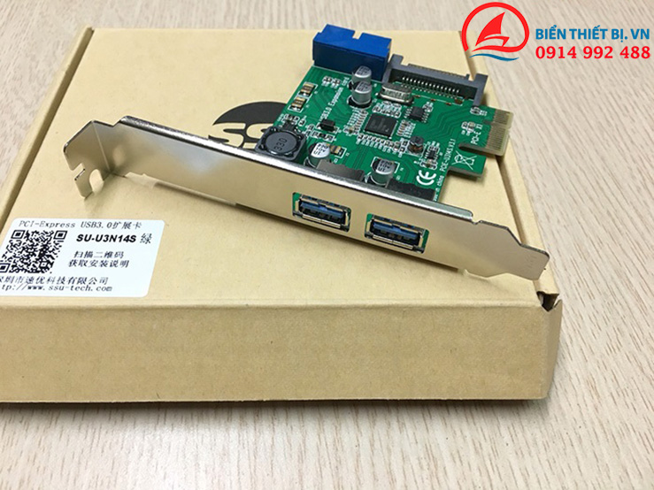 Card PCI-E to 2 USB 3.0 và 2 cổng 20pin Chipset NEC 720201