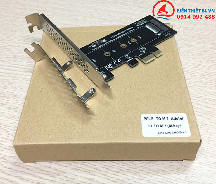 Card lắp ổ cứng SSD M2 PCIe NVME 2280 To PCI Express  X1
