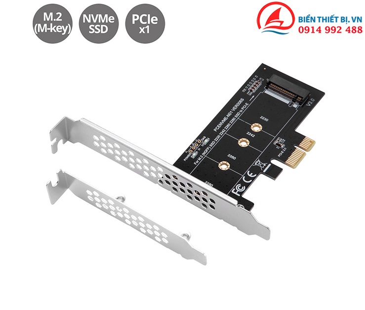 Card lắp ổ cứng SSD M2 PCIe NVME 2280 To PCI Express  X1