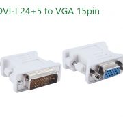 Đầu chuyển DVI-I 24+5 sang VGA 15pin