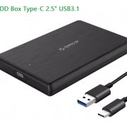 HDD SSD Box 2.5 Type-C USB 3.1 UASP SATA III 2TB