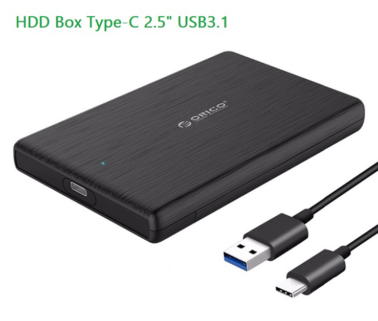 HDD SSD Box 2.5 Type-C USB 3.1 UASP SATA III 2TB