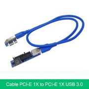 Riser PCIe 1X đến PCIe 1X Cáp USB 3.0 nồi dài 60cm