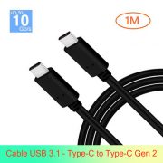 Cáp USB 3.1 Type C to Type C Gen-2 dài 1M 10Gbps Western Digital