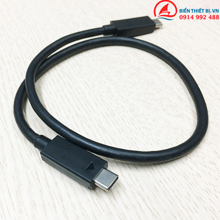 Cáp USB 3.1 Type-C To Type-C Gen 2 dài 45cm tốc độ 10Gbps 