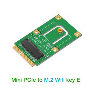 Adapter Card M2 NGFF Key E Wifi Bluetooth To Mini PCI-E cho PC Laptop