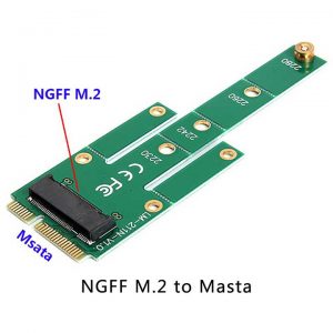 Adapter chuyển đổi mSATA sang M2 SATA Lắp đặt ổ cứng SSD 2242-2280