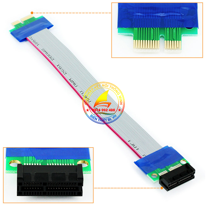 Cáp PCI-E Riser 1X 20cm Nối dài khe PCI-E 1X trên Mainboar