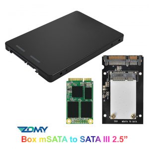 Box chuyển SSD mSATA sang SATA 2.5