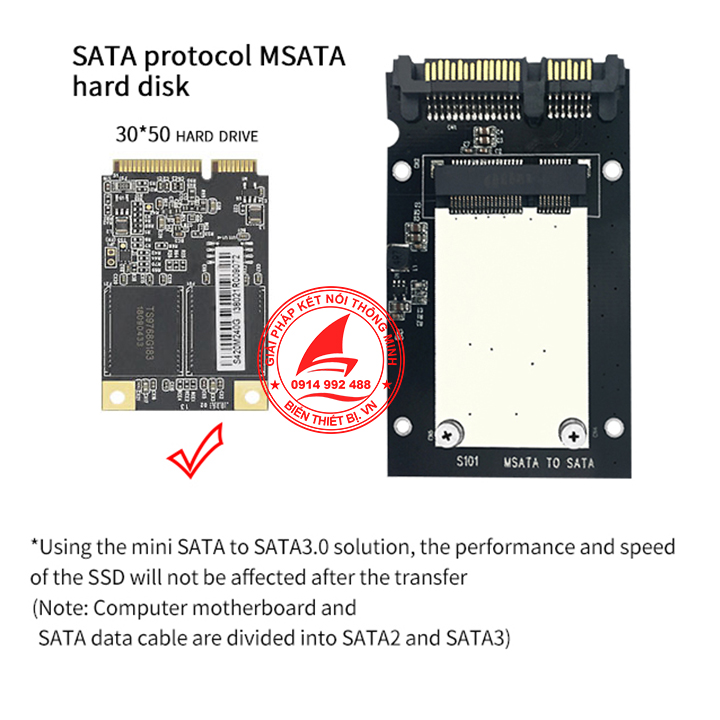 Box SSD mSATA to SATA 2.5 vỏ nhôm