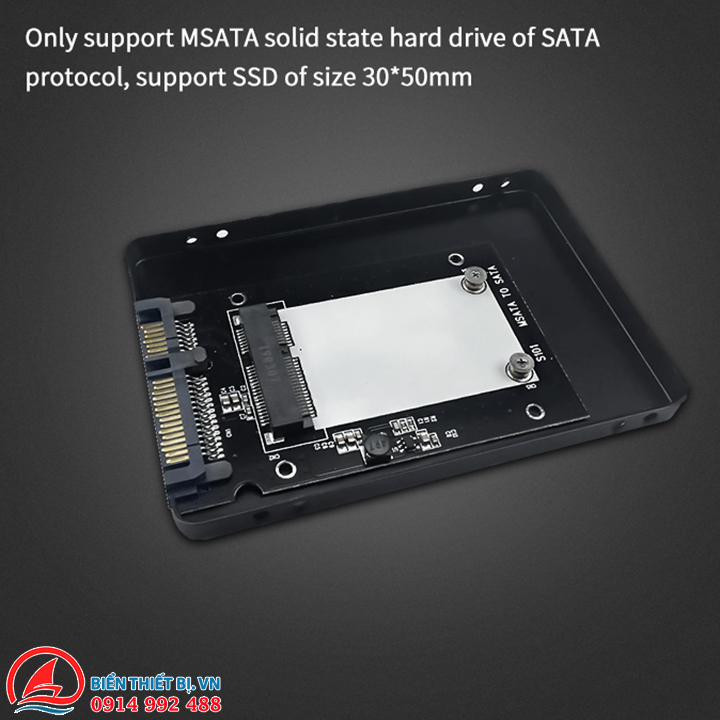 Box chuyển SSD mSATA sang SATA 2.5 Vỏ Nhôm