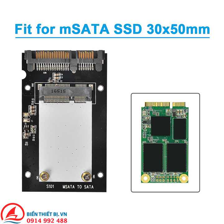 Box chuyển SSD mSATA sang SATA 2.5 Vỏ Nhôm
