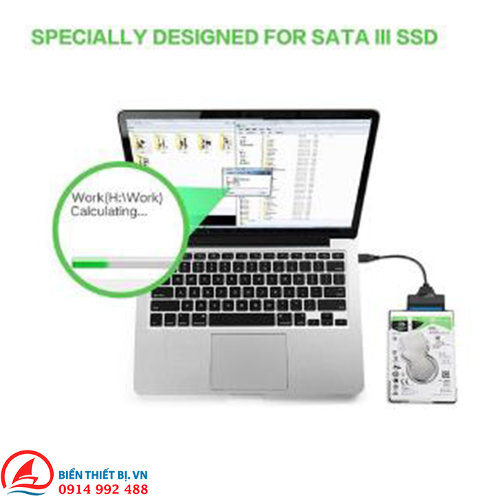 Cáp Type-C kết nối ổ cứng HDD, SSD 2.5 inch SATA