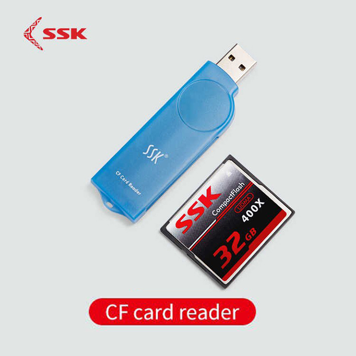 Đầu đọc thẻ CF USB 2.0 SSK - SCRS028