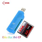 Đầu đọc thẻ nhớ CF USB 2.0 SSK SCRS028