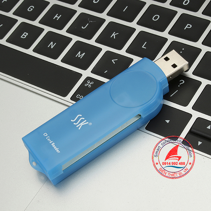 Đầu đọc thẻ CF USB 2.0 SSK – SCRS028