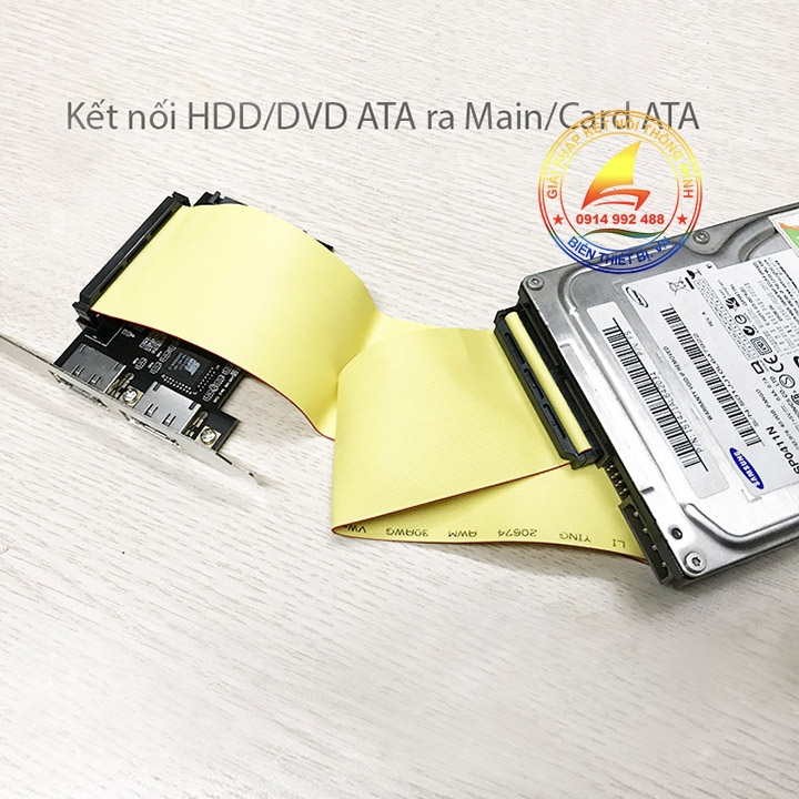 Cáp dữ liệu ATA IDE 40Pin kết nối ổ cứng HDD 3.5 inch, DVD CD-ROM