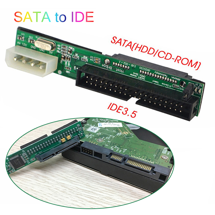Card chuyển HDD SATA sang ATA 40pin ổ cứng HDD 3.5 – chipset JM20330