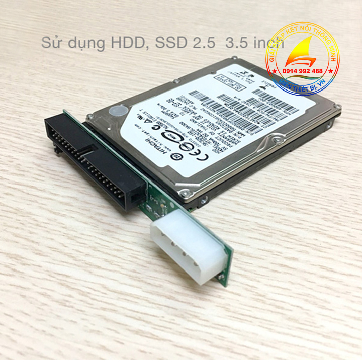 Card chuyển HDD SATA sang ATA 40pin ổ cứng HDD 3.5 – chip JM20330