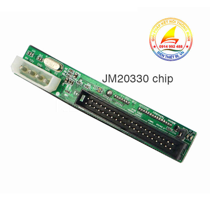 Card chuyển HDD SATA sang ATA 40pin ổ cứng HDD 3.5 – chipset JM20330