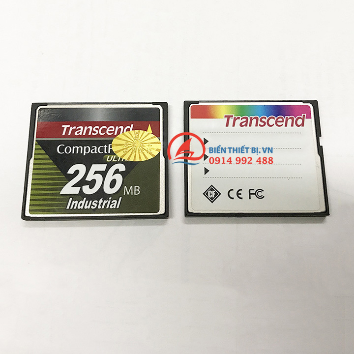 Thẻ nhớ CF 256MB Transcend CompactFlash Industrial cho máy CNC
