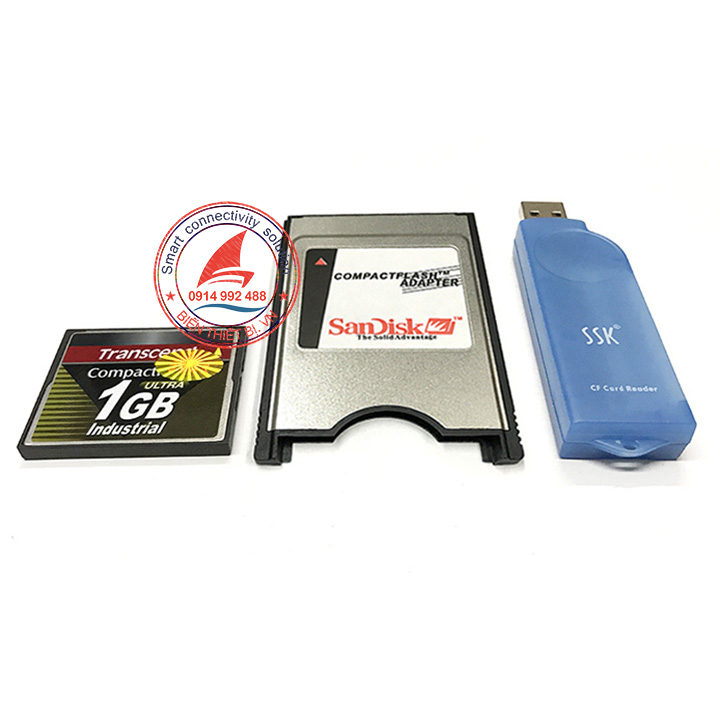 Đầu đọc thẻ nhớ USB 2.0 - Ultra CF Flash memory card dùng cho máy CNC Fanuc