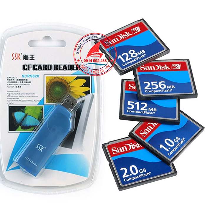 Đầu đọc thẻ nhớ USB 2.0 - Thẻ nhớ Flash sử dụng cho máy công nghiệp