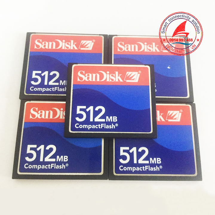 Thẻ nhớ Sandisk CompactFlash 512MB CF Memory Card SDCFJ/SDCFB