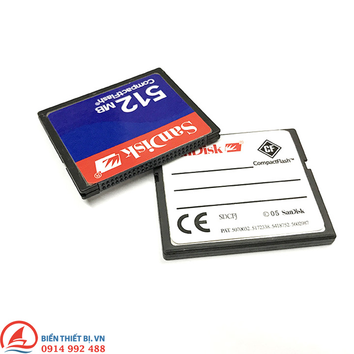 TThẻ nhớ CF Sandisk 512MB CompactFlash Memory card SDCFJ/SDCFB