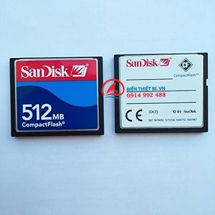 Thẻ nhớ CF Sandisk 512MB CompactFlash Memory card SDCFJ/SDCFB