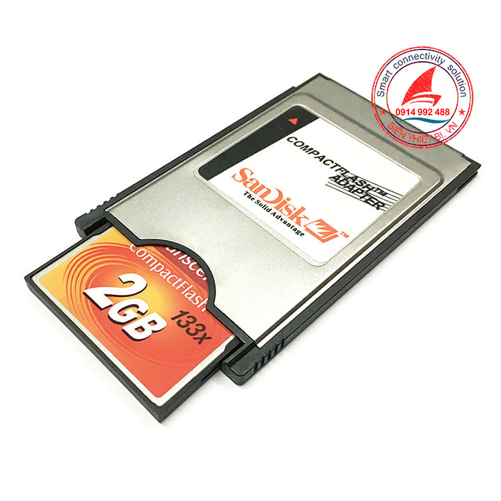 Thẻ nhớ Transcend CF 2GB CompactFlash 133X cho máy ảnh Camera, máy công nghiệp CNC