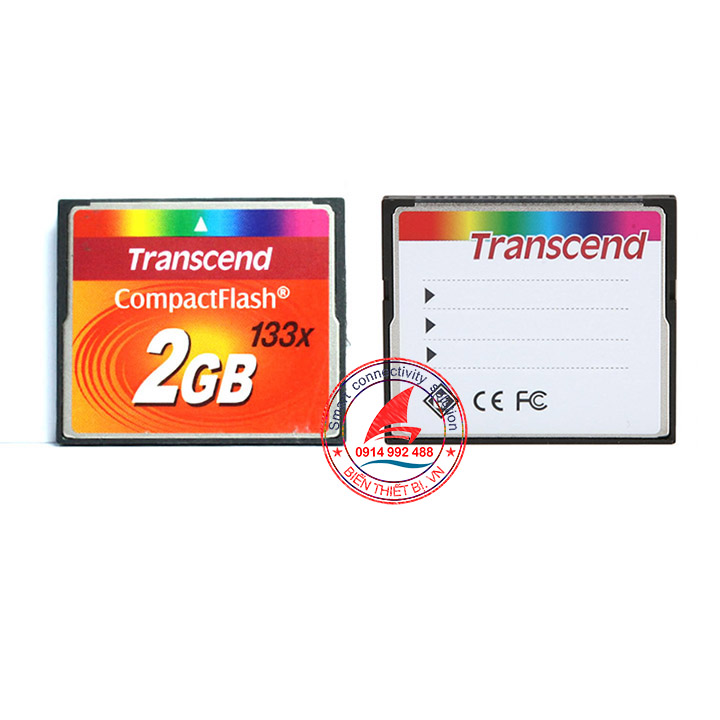 Thẻ nhớ CF 2GB Transcend CompactFlash 133X cho máy ảnh Camera