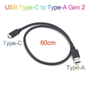 Cáp USB 3.1 Type-C Gen 2 tốc độ 10GB dài 0.6m Type-A sang Type-C