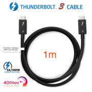 Cáp Thunderbolt 3 tốc độ 40Gbps hỗ trợ 5K 4K@60Hz sạc 20V-5A/100W PD