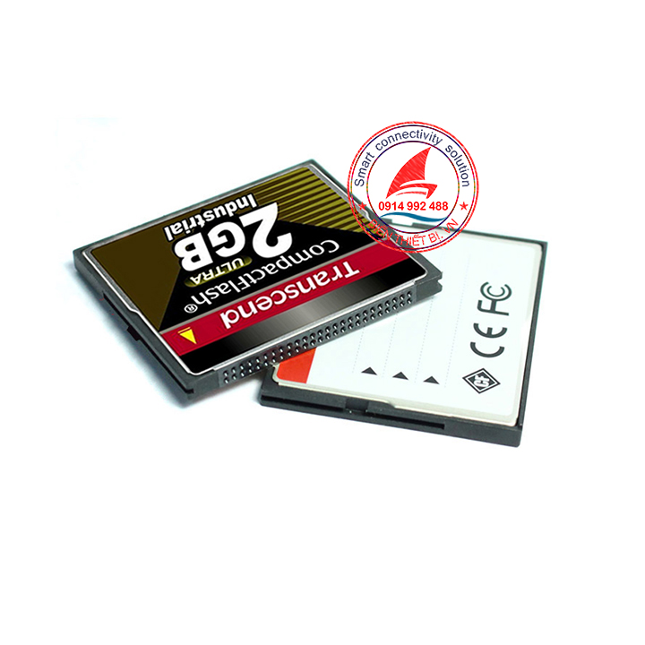 Thẻ nhớ Ultra CF 2GB Transcend công nghiệp dùng cho máy CNC - PLC