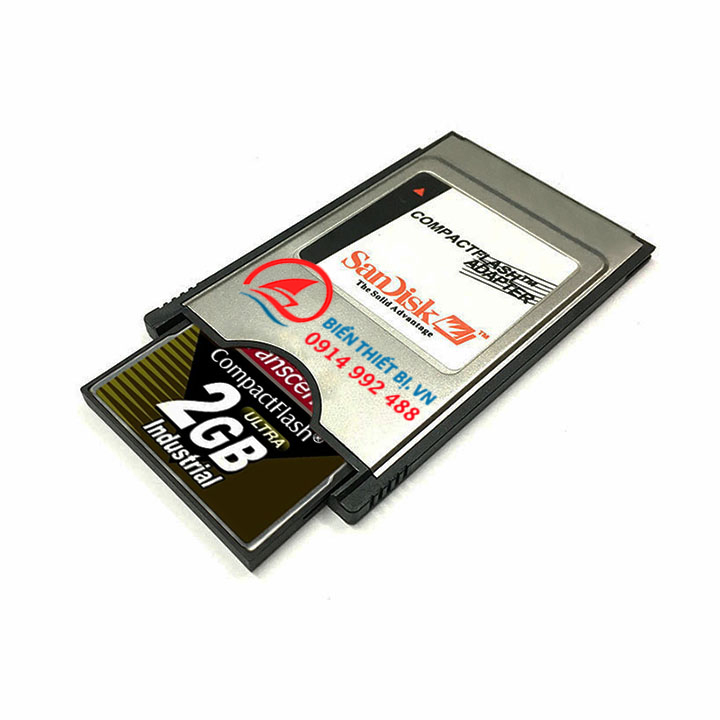 Thẻ nhớ CF 2GB Transcend industrial CompactFlash cho máy CNC, thiết bị PLC